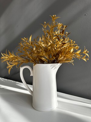 Yapay Gold Yeşillik Demeti-Vazo Aranjman Ara Dal