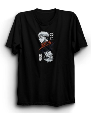 stonedfame Jujutsu Kaisen Hayranlarına Özel Baskılı Unisex Anime T-Shirt - Tarzınızı Yansıtın!