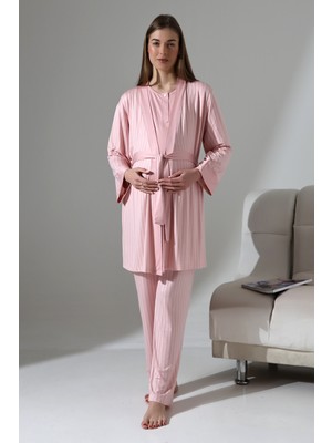 Likapa Likapashop 3'lü Hamile Pijama Takımı
