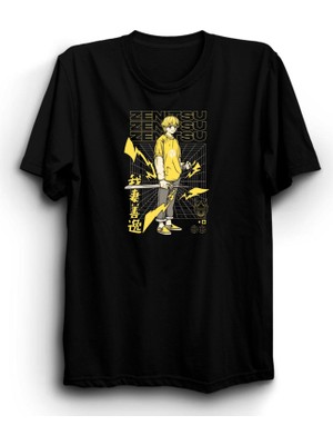 stonedfame Demon Slayer Anime Baskılı Unisex T-Shirt - Tarzınızı Yansıtın