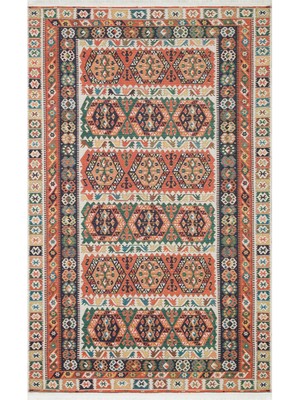 Eko Halı Elista Els 106 Multy Özel Kaymaz Tabanlı Yıkanabilir Pamuk Tabanlı Baskı Halı