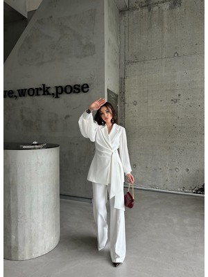 Vuntal Butik Şifon Kollu Ikili Takım