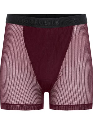 House Of Silk Fleur Tül Erkek Boxer Bordo