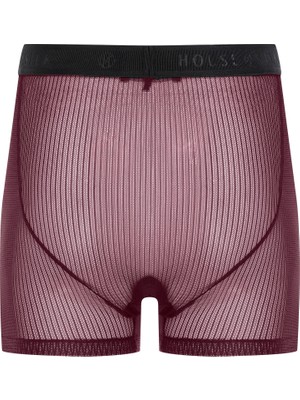 House Of Silk Fleur Tül Erkek Boxer Bordo