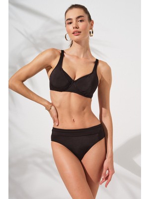 Pierre Cardin Herve Toparlayıcı Balenli Bikini Takım Siyah 231230