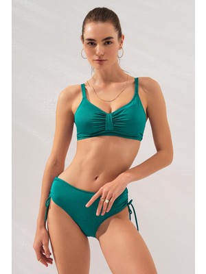 Pierre Cardin Curly Soft Pedli Toparlayıcı Bikini Yeşil 231248