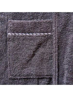 Evidea Soft Gent Erkek Bornoz - Antrasit - L / Xl