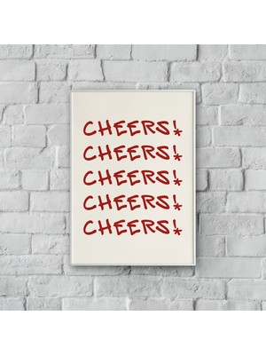 "cheers" Poster Tablo