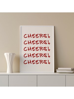 "cheers" Poster Tablo