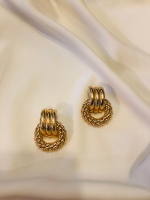 Deniz Accessories Gold Sarmal Küpe