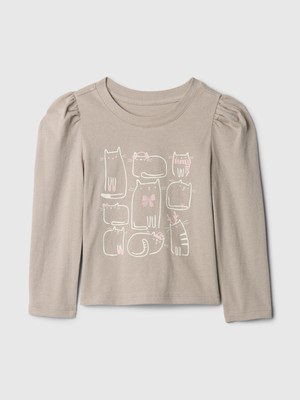 Gap Kız Bebek Kahverengi Mix & Match T-Shirt