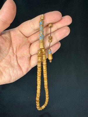 Anemore Collection Kuka Tesbih Kemik Model 11,5mm x 6,5mm T-697