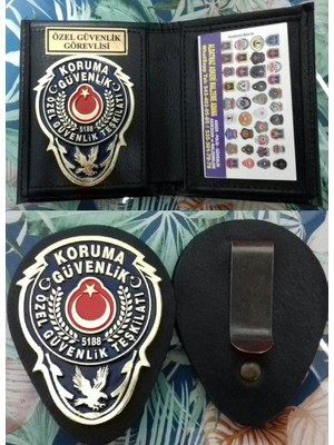 Aldatmaz Özel Güvenlik Rozetli Cüzdanı V Kemer Rozeti Satınal.sıvıle Satılmaz.