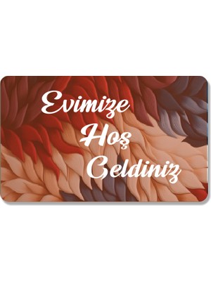 M&H Quality Dijital Baskılı Kapı Önü Paspas Çiçek Desenli Hoş Geldiniz Yazılır Ev Içi ve Dışı Banyo Mutfak Çocuk Odası Için kullanılabilir 45X70