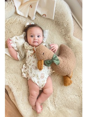 vivimade Luna Ördek Yastık Pamuk Peluş Çocuk Bebek Uyku Arkadaşı El Yapımı Güvenli Kullanım