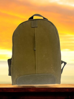 Old Cotton Cargo Vintage Kanvas Su Geçirmez Design  Günlük Gezi Seyahat Sırt Çantası 22X34 cm