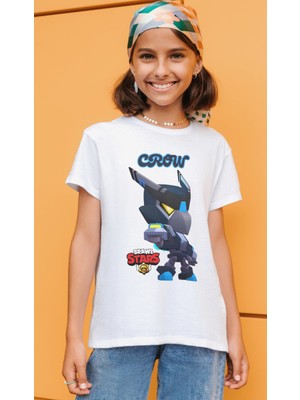 Brawl Stars Crow Tişört Çocuk Yetişkin Unisex Crow T-Shirt