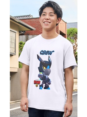 Brawl Stars Crow Tişört Çocuk Yetişkin Unisex Crow T-Shirt