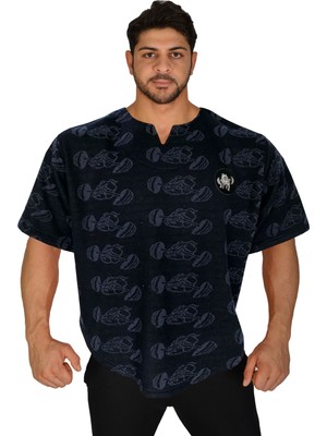 Big Sam Oversize Pamuklu T-Shirt Gym Rag Top Big Sam 3204G