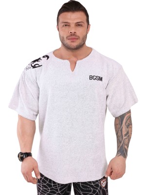 Big Sam Oversize Antrenman T-Shirt Extra Geniş Havlu Rag Top Big Sam 3296