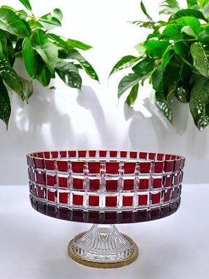 Paşabahçe Kesme Dekor Elişçiliği Gold Süsleme AYAKLI25 cm