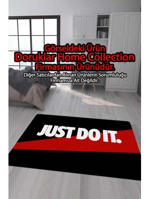 Doruklar Home Collection Kaymaz Taban Makinada Yıkanabilir Dijital Baskı Modern Desenli Genç Odası ve Çocuk Odası Halısı Dot Taban Halı