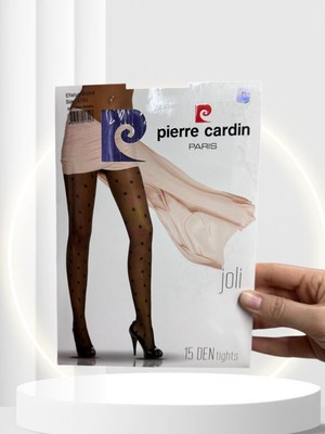 Intive Lingerie Pierre Cardin Paris Loi 15 Den Puantiyeli Ince Şık Külotlu Çorap -Eflatun/pembe