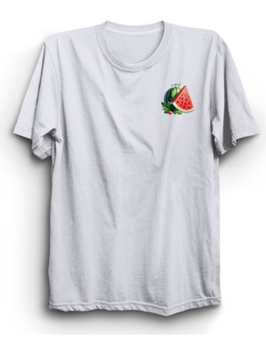 stonedfame Karpuz Meyve Baskılı Unisex T-Shirt
