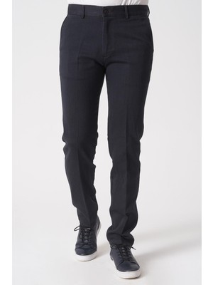 White Stone Whitw Stone Brasília P1032 Cosmos  Pamuklu Slim Fit Pantolon Siyah