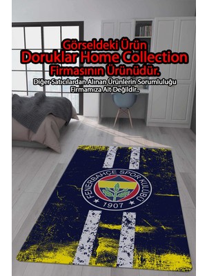 Doruklar Home Collection Kaymaz Taban Makinada Yıkanabilir Dijital Baskı Modern Desenli Genç Odası ve Çocuk Odası Halısı Dot Taban Halı