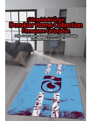 Doruklar Home Collection Kaymaz Taban Makinada Yıkanabilir Dijital Baskı Modern Desenli Genç Odası ve Çocuk Odası Halısı Dot Taban Halı