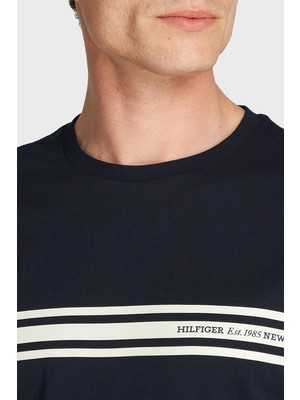 Tommy Hilfiger  Pamuk Regular Fit Bisiklet Yaka T Shirt Erkek T Shirt MW0MW37443 Dw5