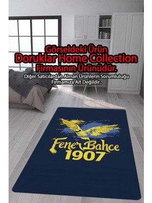 Doruklar Home Collection Kaymaz Taban Makinada Yıkanabilir Dijital Baskı Modern Desenli Genç Odası ve Çocuk Odası Halısı Dot Taban Halı