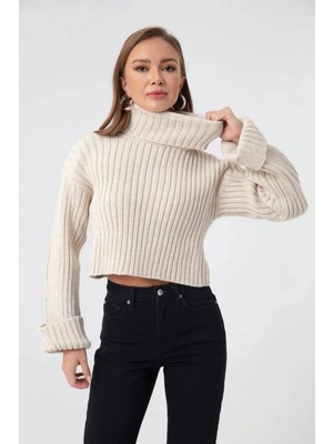 EFT Fitilli Balıkçı Yaka Triko Kazak