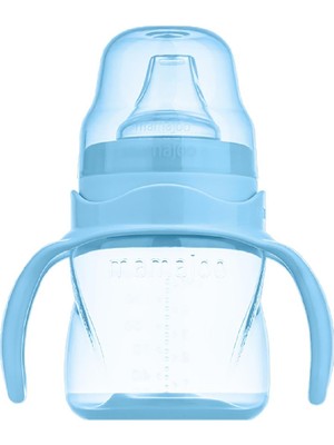 Mamajoo Damlatmaz Eğitici Kulplu Bardak, 160 ml, Powder Blue, 1 Adet