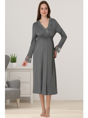 Effortt Füme Hamile Lohusa Gecelik