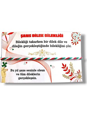 Şans Dilek Bilekliği Marteniçka Yeni Yıl
