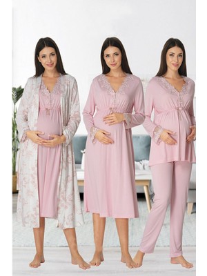 Effortt Pembe Hamile Lohusa Set