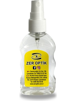 Zer Optik Gözlük Temizleme Spreyi Aksesuar