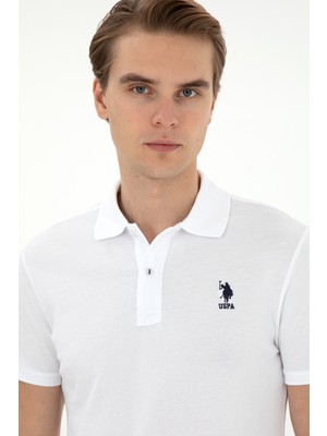 U.s. Polo Assn. Erkek Beyaz Tişört Basic 50297456-VR013