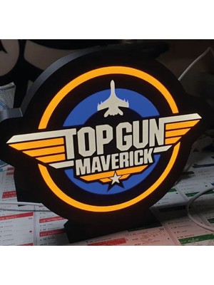 Top Gun Maverick Masa & Duvar Lambası