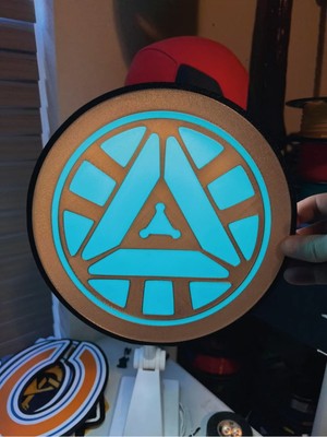 Ironman Arc Reactor Masa & Duvar Lambası