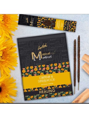 Calendula & Sandalwood Magical Manifest Sanatsal Doğal El Yapımı Premium Tütsü