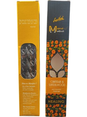 Calendula & Sandalwood Magical Manifest Sanatsal Doğal El Yapımı Premium Tütsü