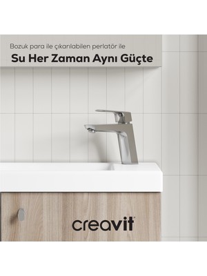 Creavit Slope Lavabo Armatürü