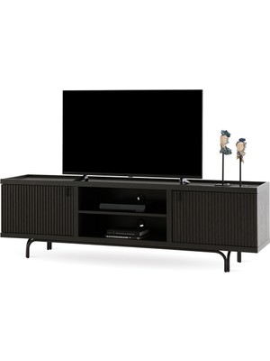 Enza Home Austin Tv Sehpası, 200X60 cm - Koyu Meşe