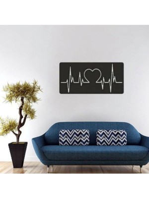 Sevgililer Günü Kalpli Tablo 48X96CM