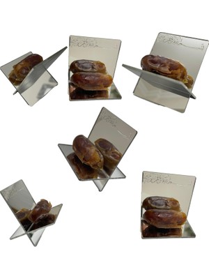 Modat Hurmalık Sunum Rahlesi Gümüş 6 Adet