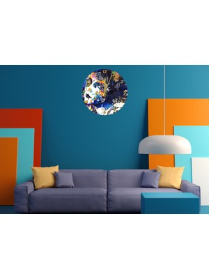 Ti Play Hayata Bakış 30 x 30 cm  Akrilik Dekoratif Modern Duvar Saati