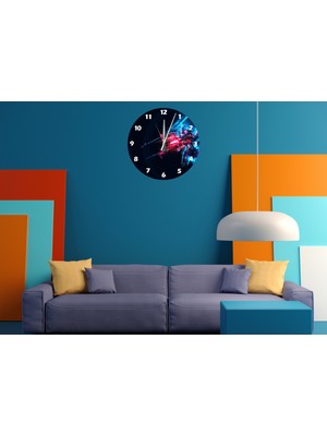 Ti Play Öncü 30 x 30 cm  Akrilik Dekoratif Modern Duvar Saati